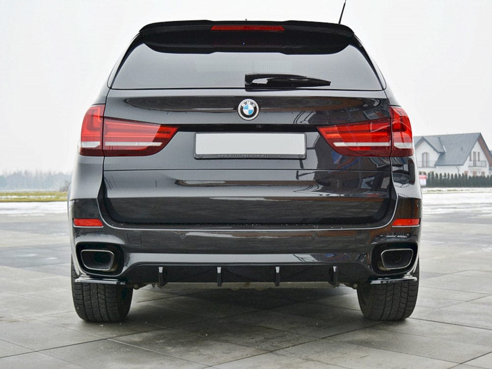 Maxton Design Gloss Black / No Rear Side Splitters Bmw X5 F15 M50D 2014-2018 Maxton Design SR
