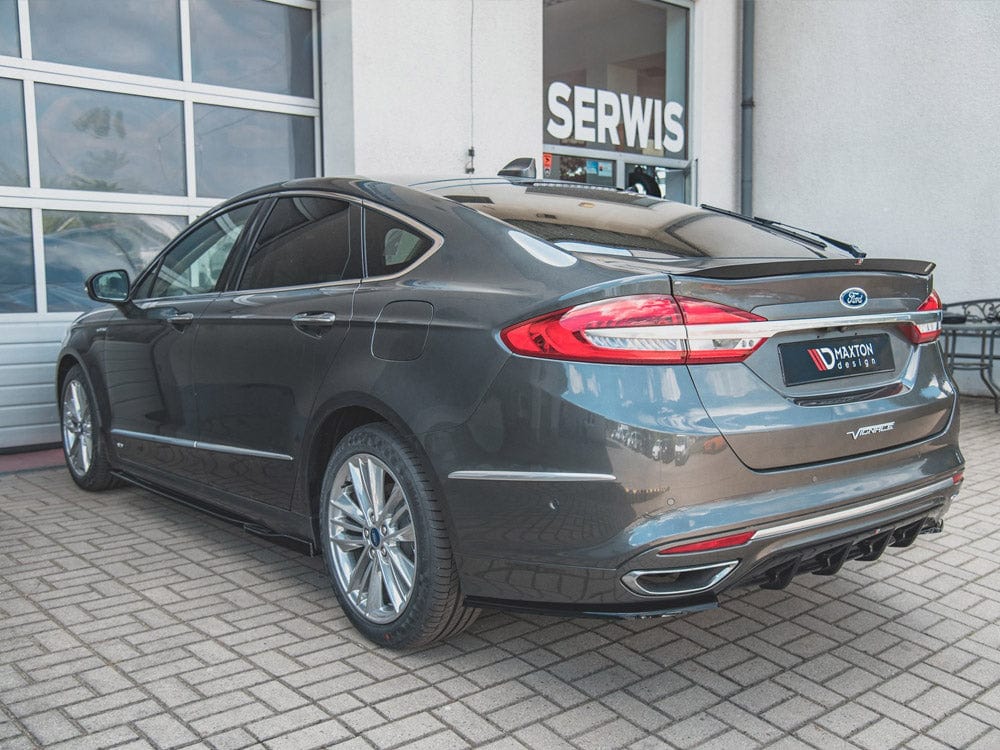 Maxton Design Gloss Black / No Rear Side Splitters Ford Mondeo Vignale MK5 Facelift 2019- Maxton Design SR