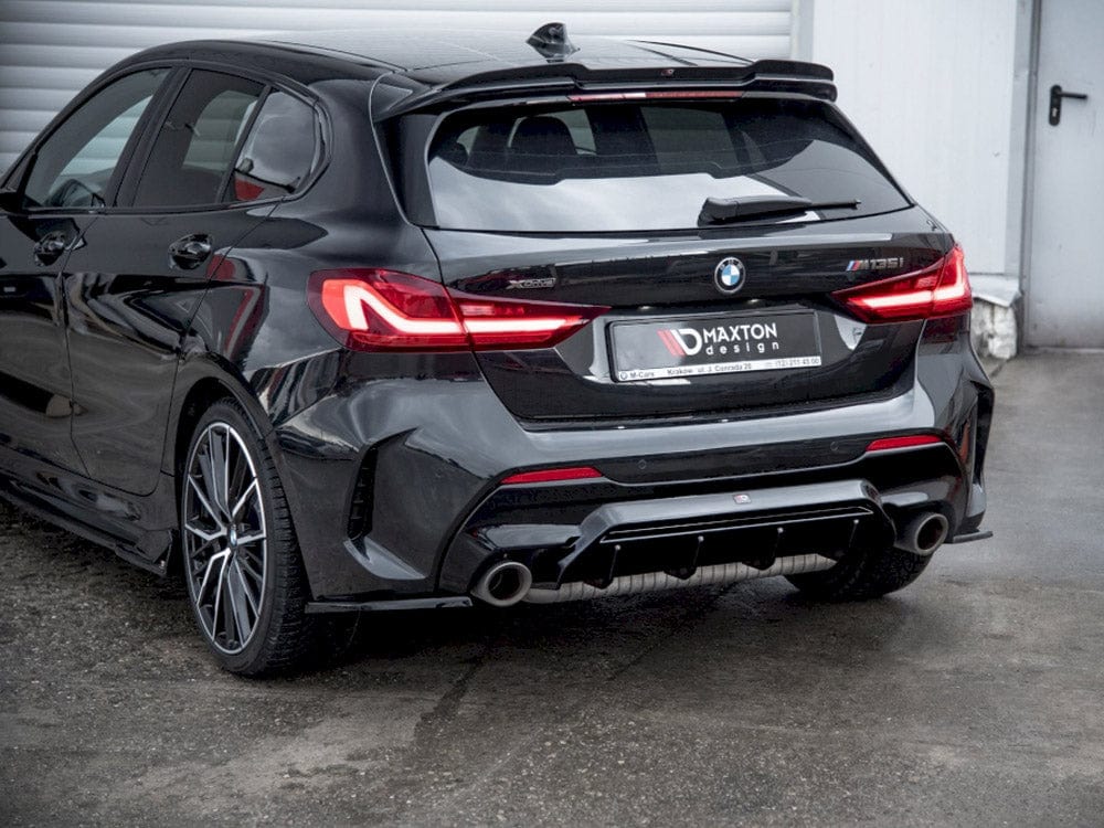 Maxton Design Gloss Black / No Rear Side Splitters V2 Bmw 1 Series F40 M135I /m-sport 2019- Maxton Design SR