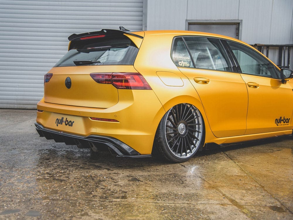 Maxton Design Gloss Black / No Rear Side Splitters VW Golf MK8 2020- Maxton Design SR