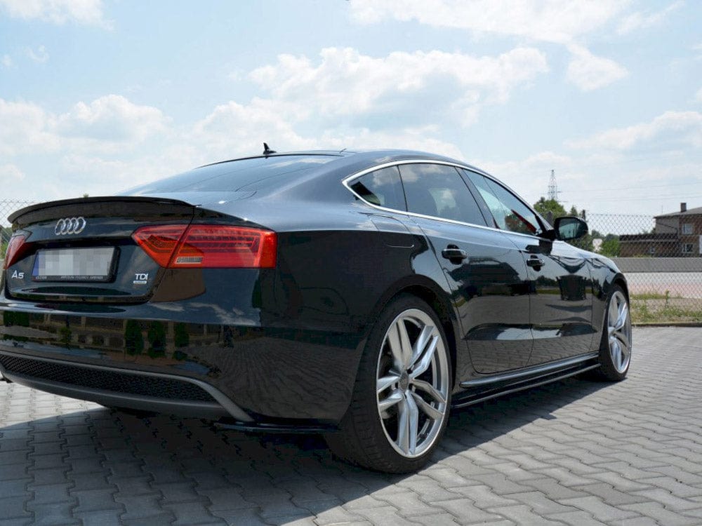 Maxton Design Gloss Black / No Side Skirts Diffusers Audi Audi S5 / A5 / A5 S-Line 8T / 8T FL Sportback Maxton Design SR