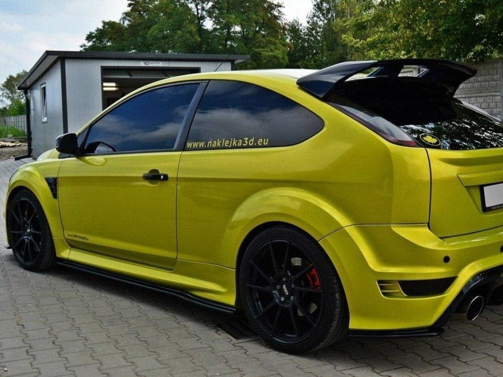 Maxton Design Gloss Black / No Side Skirts Diffusers Ford Focus MK2 RS Maxton Design SR