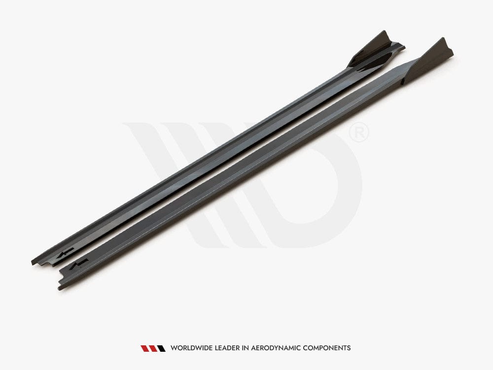 Maxton Design Gloss Black / No Side Skirts Diffusers Lamborghini Huracan EVO Maxton Design SR