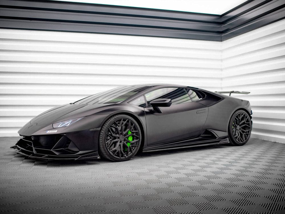 Maxton Design Gloss Black / No Side Skirts Diffusers Lamborghini Huracan EVO Maxton Design SR