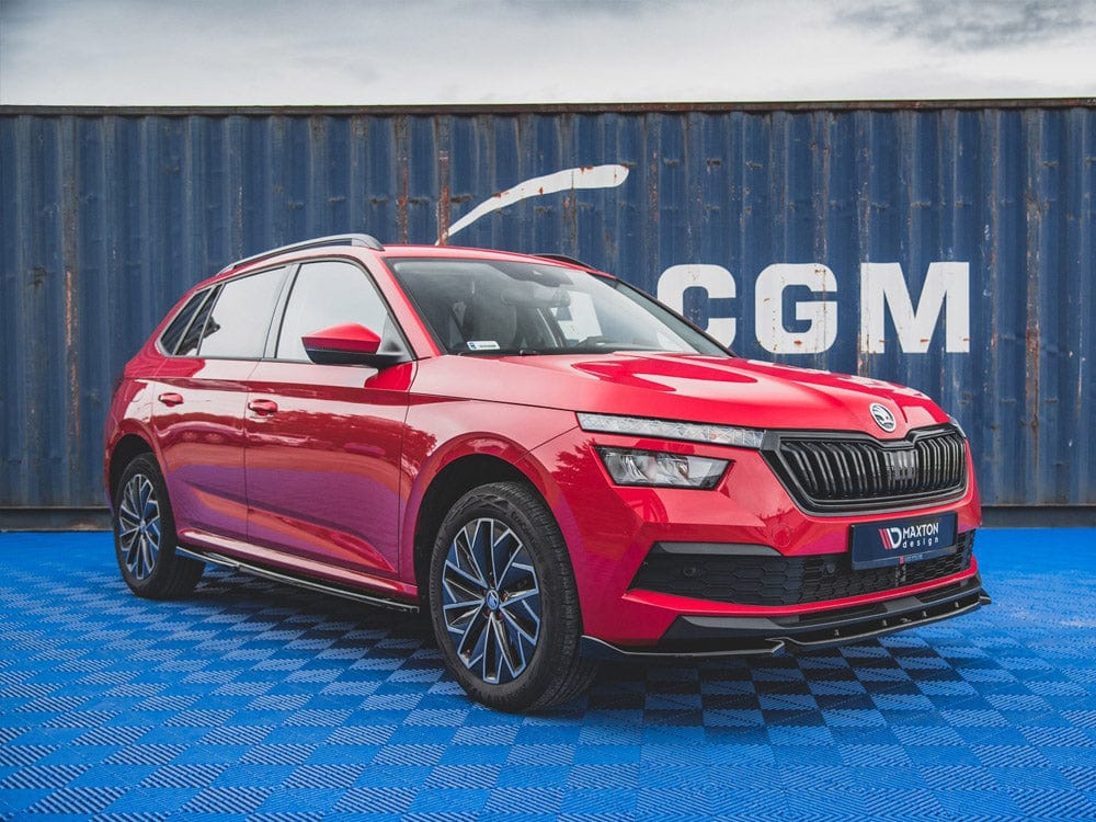 Maxton Design Gloss Black / No Side Skirts Diffusers Skoda Kamiq 2019- Maxton Design SR
