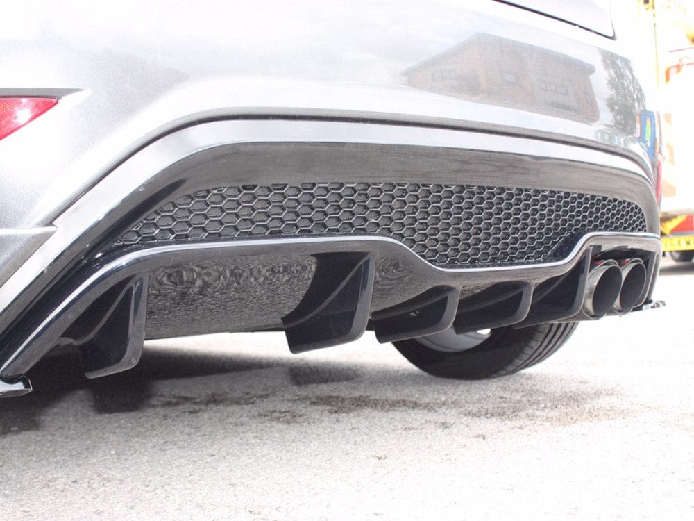 Maxton Design Gloss Black Rear Diffuser Ford Fiesta ST (3 Door Version) Mk7 Maxton Design SR