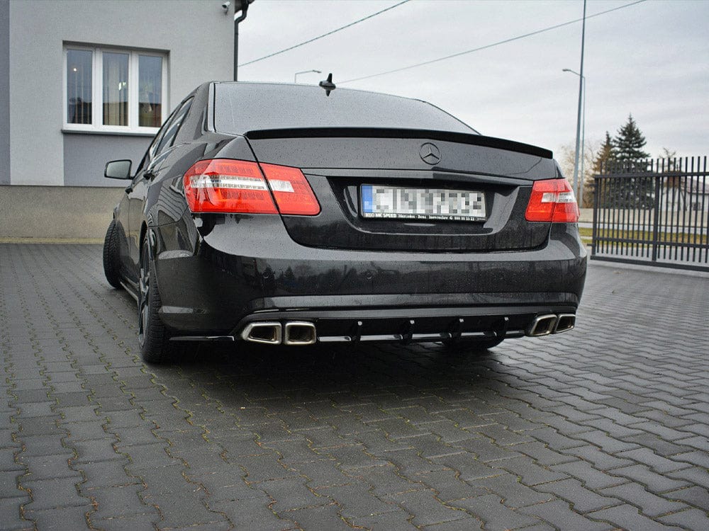 Maxton Design Gloss Black Rear Diffuser Mercedes E-class 212 63 AMG 2009-2012 Maxton Design SR
