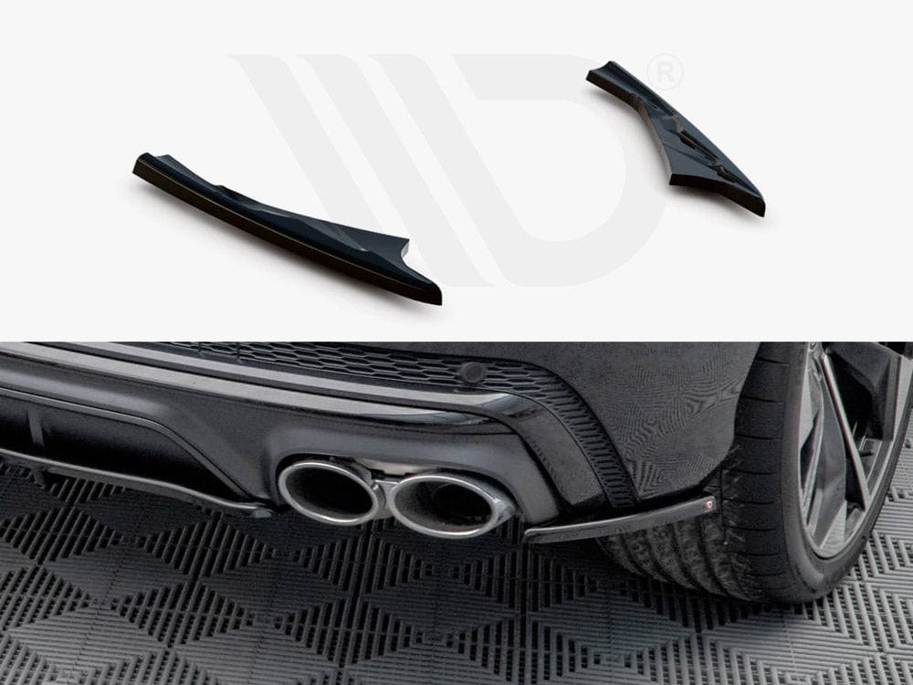 Maxton Design Gloss Black Rear Side Splitters Audi SQ8 Mk1 Maxton Design SR