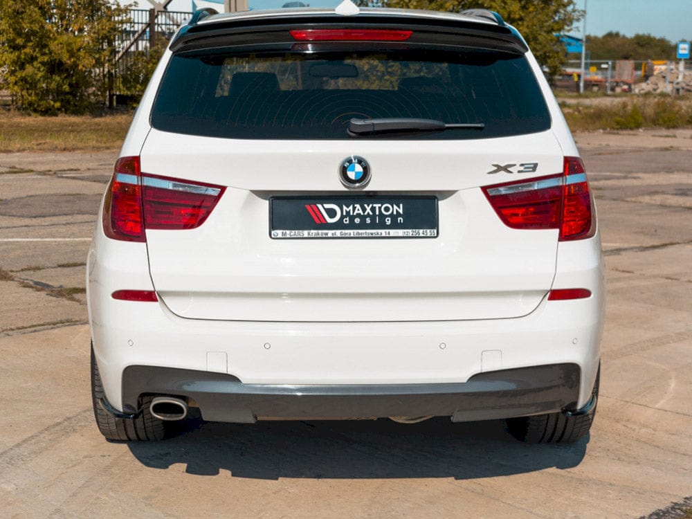 Maxton Design Gloss Black Rear Side Splitters Bmw X3 F25 M-pack Facelift 2014-2017 Maxton Design SR
