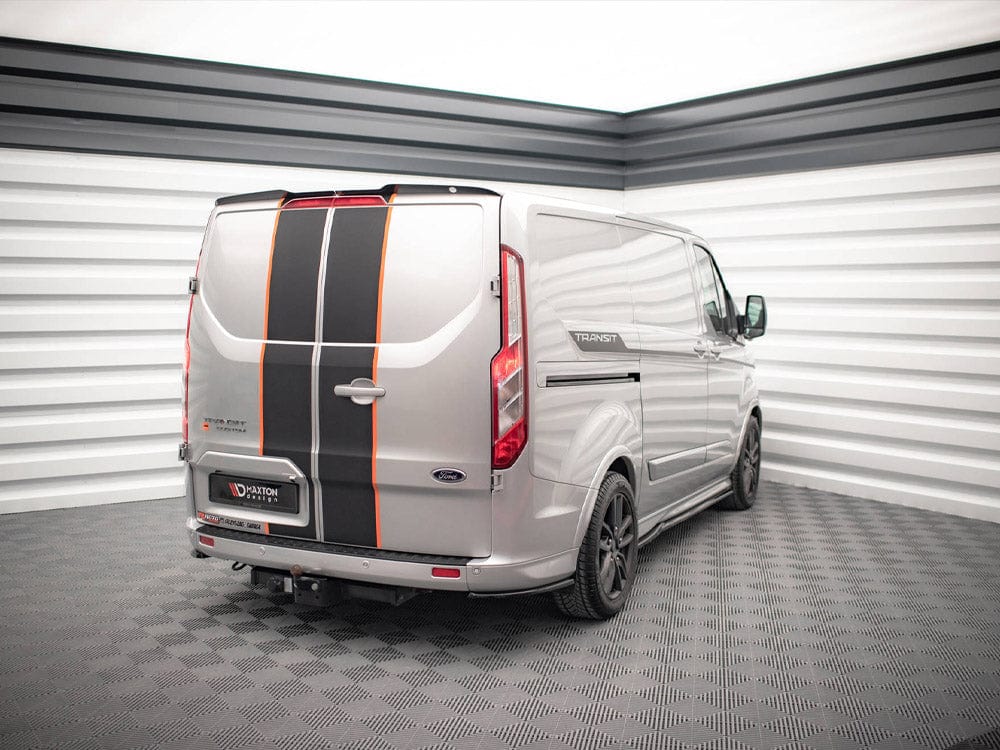 Maxton Design Gloss Black Rear Side Splitters Ford Transit Custom ST-Line Mk1 Facelift Maxton Design SR