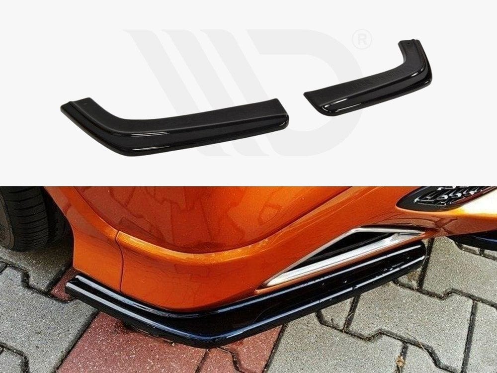 Maxton Design Gloss Black Rear Side Splitters Honda Civic VIII Type S/R Maxton Design SR