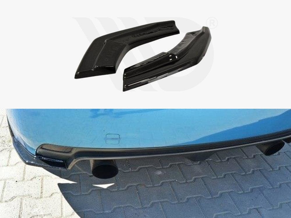 Maxton Design Gloss Black Rear Side Splitters Subaru Impreza WRX STI 2009-2011 Maxton Design SR