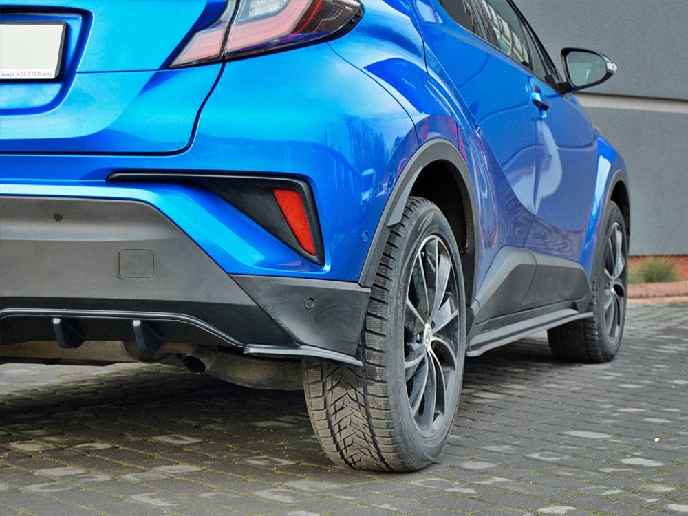 Maxton Design Gloss Black Rear Side Splitters Toyota C-HR 2016-UP Maxton Design SR