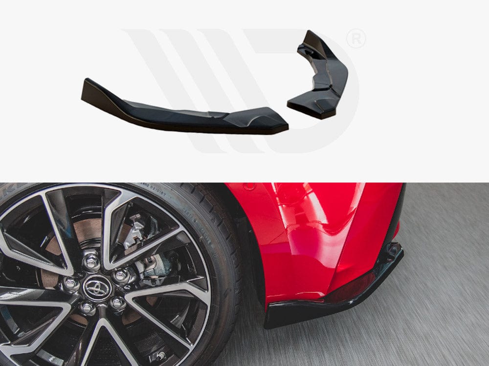 Maxton Design Gloss Black Rear Side Splitters Toyota Corolla MK12 Hatchback 2019- Maxton Design SR