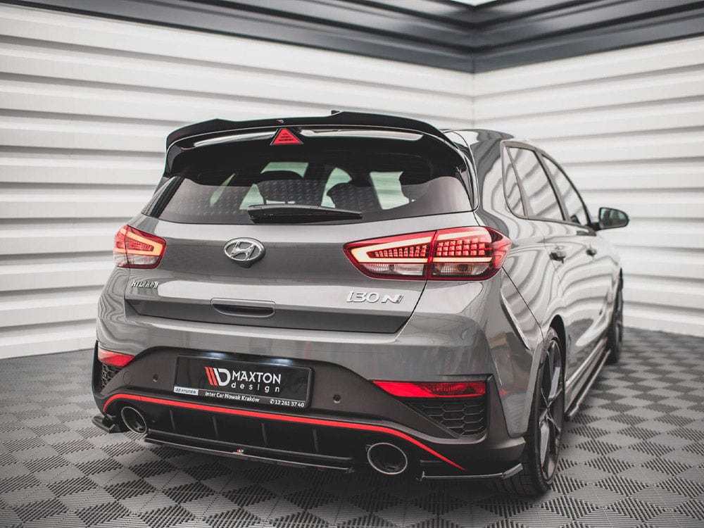Maxton Design Gloss Black Rear Side Splitters V.2 Hyundai I30 N Hatchback MK3 Facelift 2020- Maxton Design SR