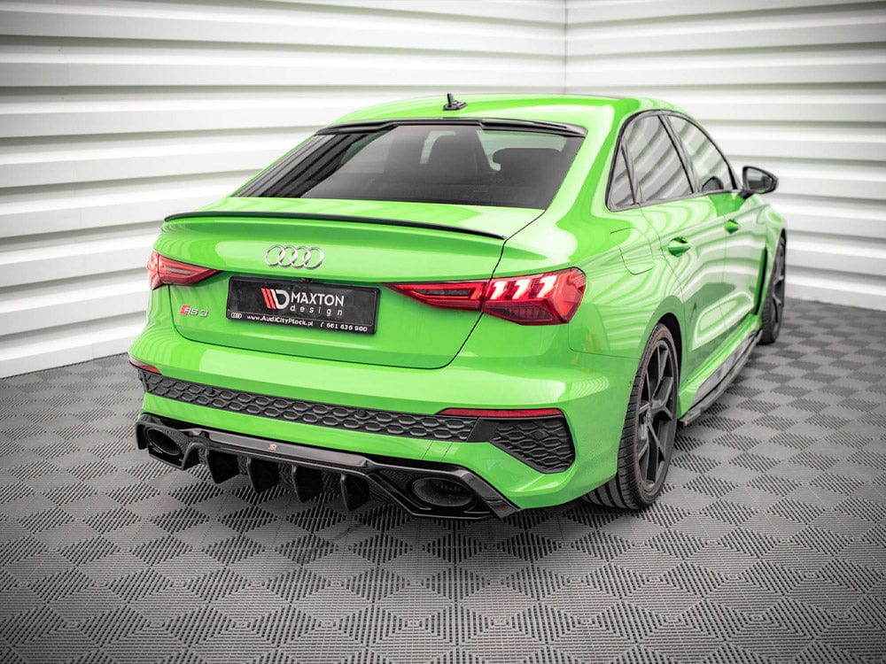Maxton Design Gloss Black Rear Valance Audi RS3 8Y 2020- Maxton Design SR