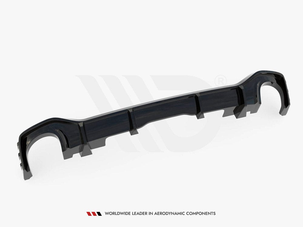 Maxton Design Gloss Black Rear Valance Audi RSQ8 Mk1 Maxton Design SR