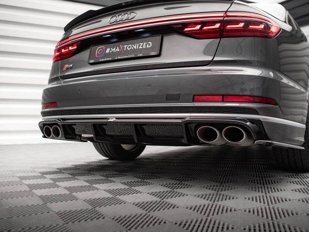 Maxton Design Gloss Black Rear Valance Audi S8 D5 Maxton Design SR