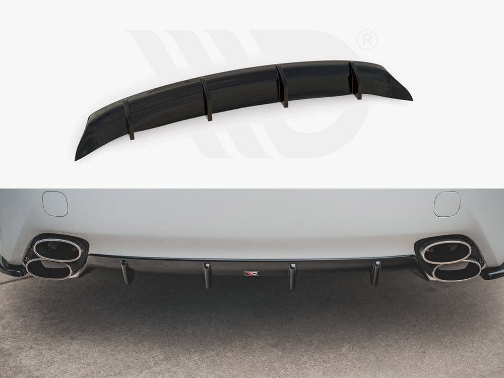 Maxton Design Gloss Black Rear Valance Lexus IS F Mk2 2007-2013 Maxton Design SR