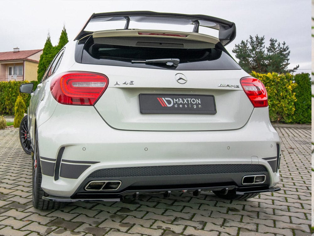 Maxton Design Gloss Black Rear Valance Mercedes A45 AMG W176 2013-2015 Maxton Design SR