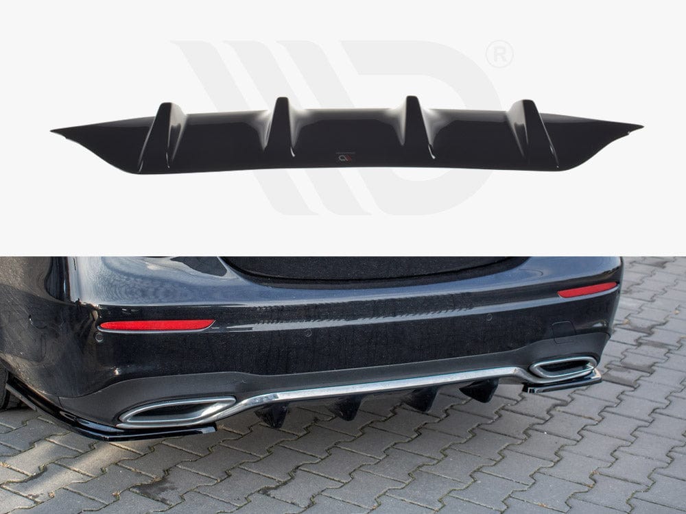 Maxton Design Gloss Black Rear Valance Mercedes E43 AMG / AMG-Line W213 Maxton Design SR