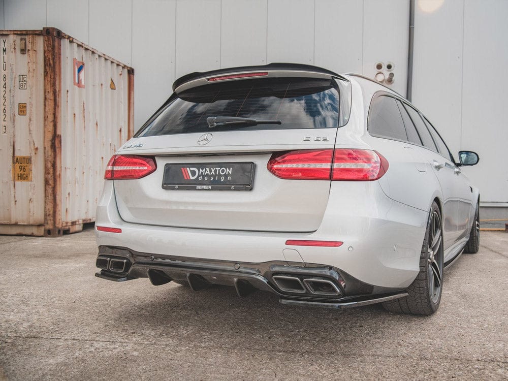 Maxton Design Gloss Black Rear Valance Mercedes E63 AMG Estate / Sedan S213 / W213 Maxton Design SR