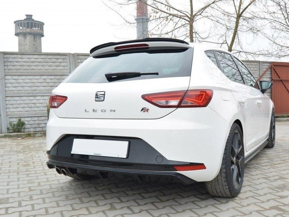 Maxton Design Gloss Black Rear Valance Seat Leon III FR 2012-2016 Maxton Design SR