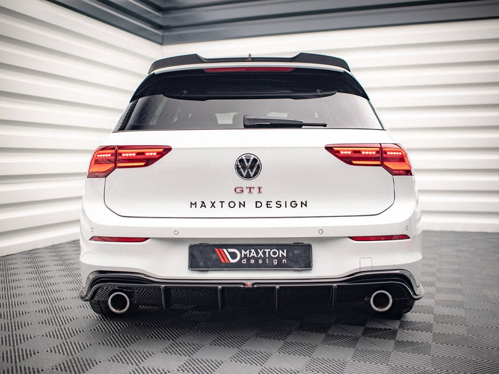 Maxton Design Gloss Black Rear Valance VW Golf 8 GTI Maxton Design SR