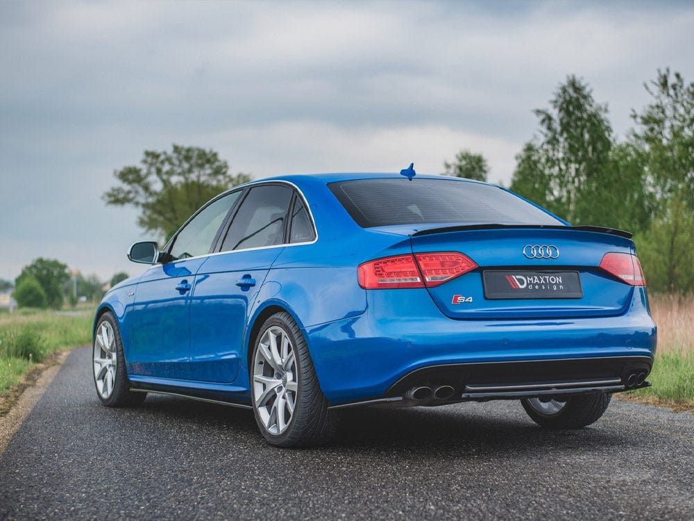 Maxton Design Gloss Black Side Skirts Diffusers Audi S4 / A4 / A4 S-Line B8 / B8 FL Maxton Design SR