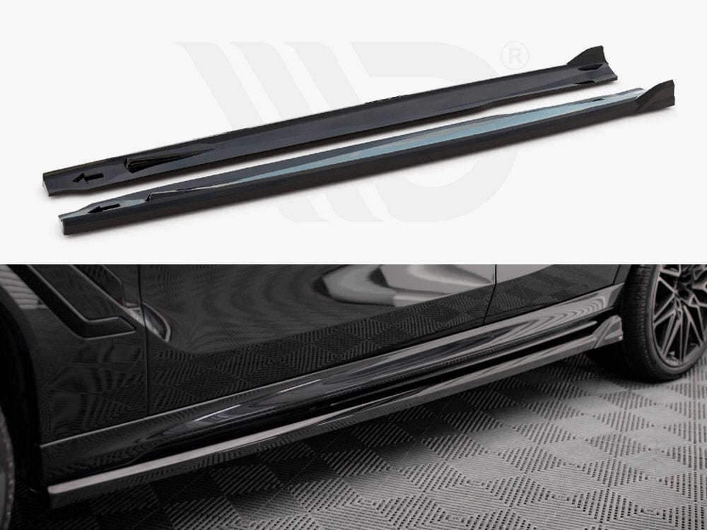 Maxton Design Gloss Black Side Skirts Diffusers BMW X6 M F96 / X6 M-Pack G06 Maxton Design SR