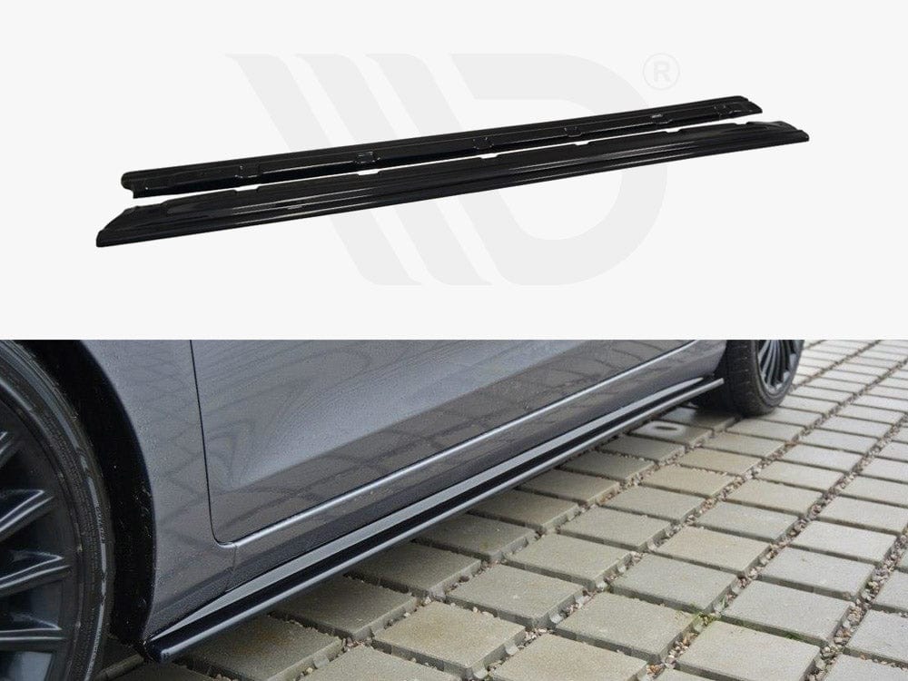 Maxton Design Gloss Black Side Skirts Diffusers Hyundai I30 MK2 2011-2017 Maxton Design SR