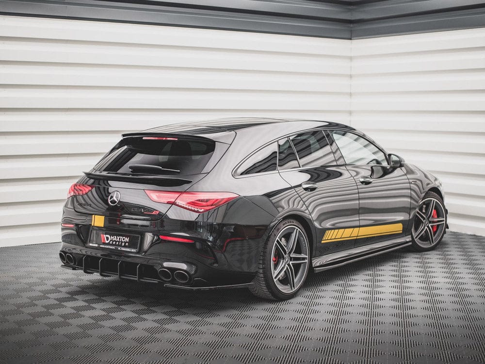 Maxton Design Gloss Black Side Skirts Diffusers Mercedes-AMG CLA 35 / 45 C118 2019- Maxton Design SR