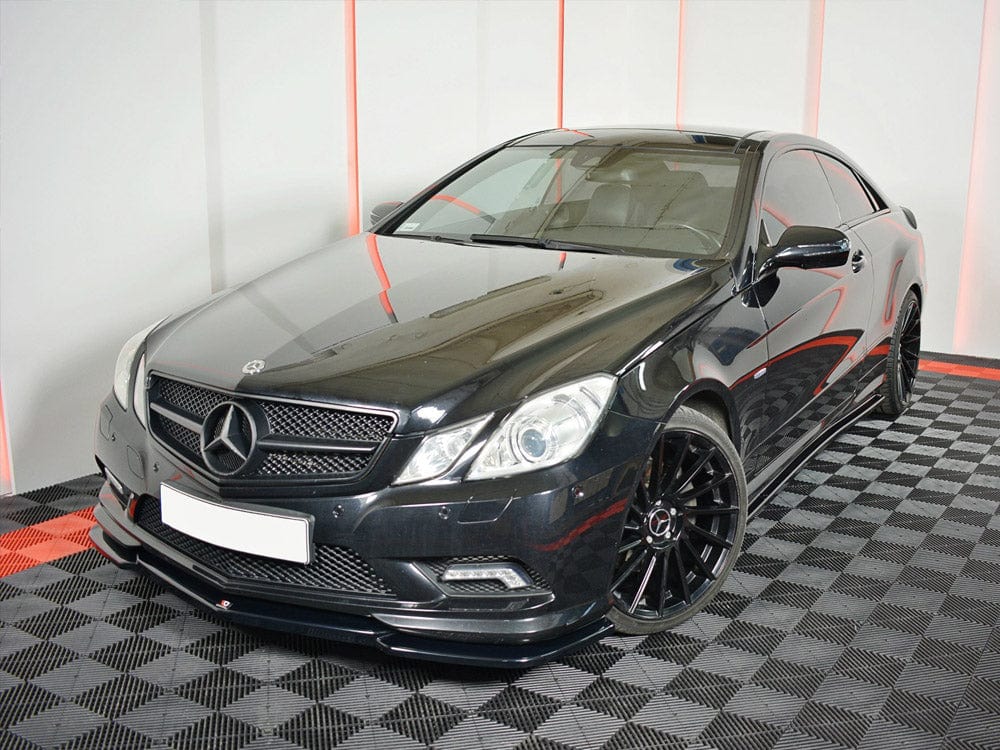 Maxton Design Gloss Black Side Skirts Diffusers Mercedes E-Class W207 Coupe AMG Line Maxton Design SR