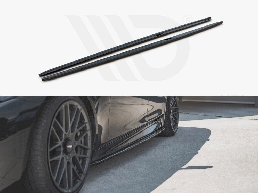 Maxton Design Gloss Black Side Skirts Diffusers V.2 BMW 5 F10/F11 M-Pack / M5 Maxton Design SR