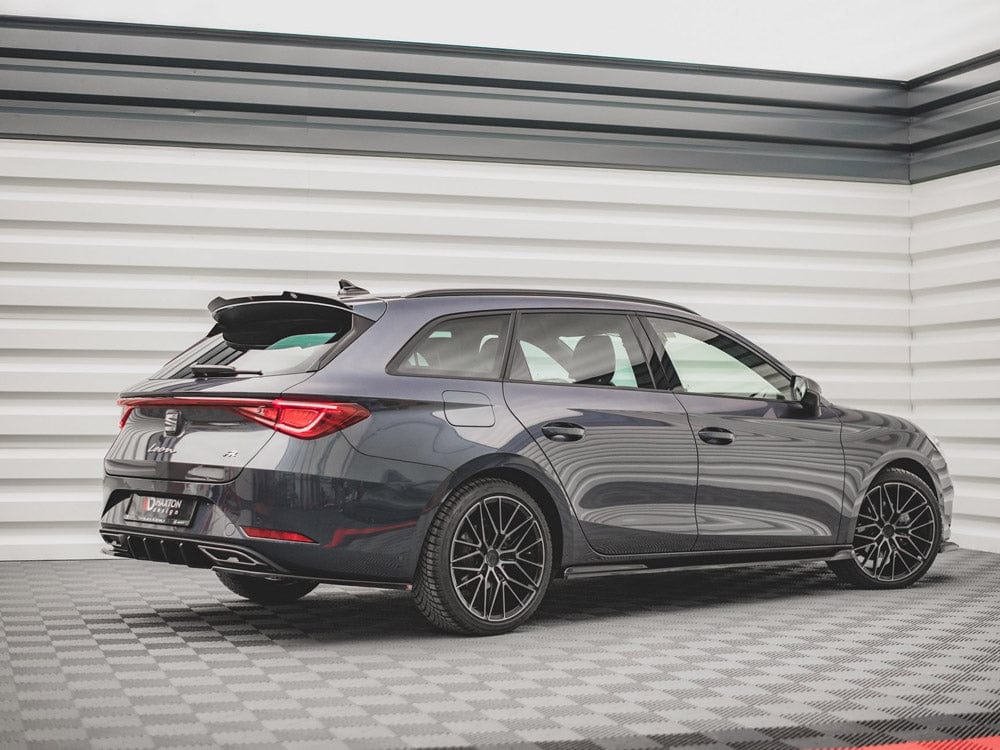 Maxton Design Gloss Black Side Skirts Diffusers V.2 Seat Leon FR Mk4 / Cupra Leon Maxton Design SR