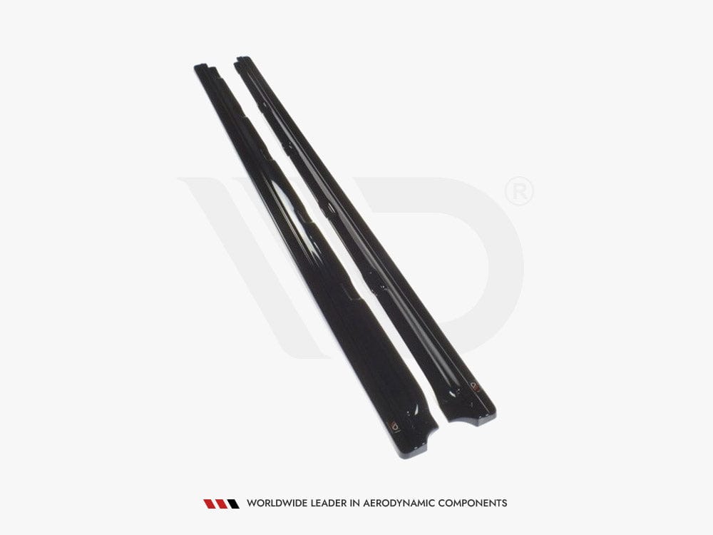 Maxton Design Gloss Black Side Skirts Diffusers VW Golf 7.5 Standard 2017-2019 Maxton Design SR