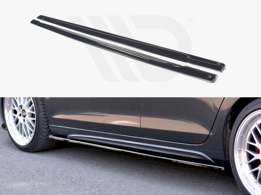 Maxton Design Gloss Black Side Skirts Diffusers VW Golf MK6 GTI/ GTD 2008-2012 Maxton Design SR