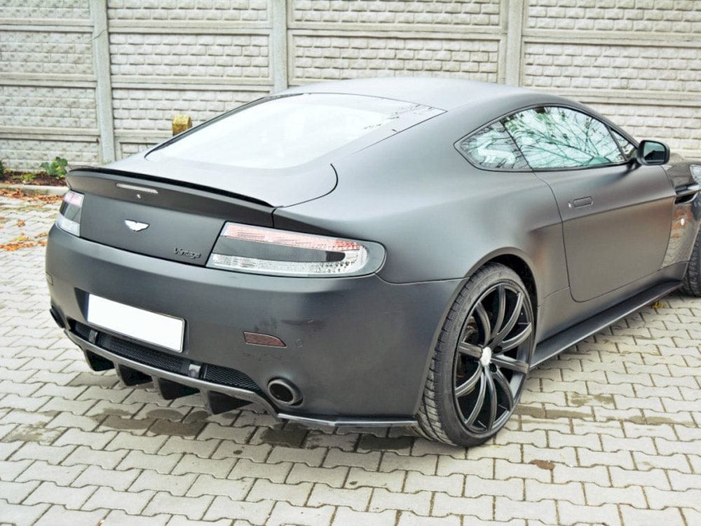 Maxton Design Gloss Black Spoiler CAP Aston Martin V8 Vantage Maxton Design SR