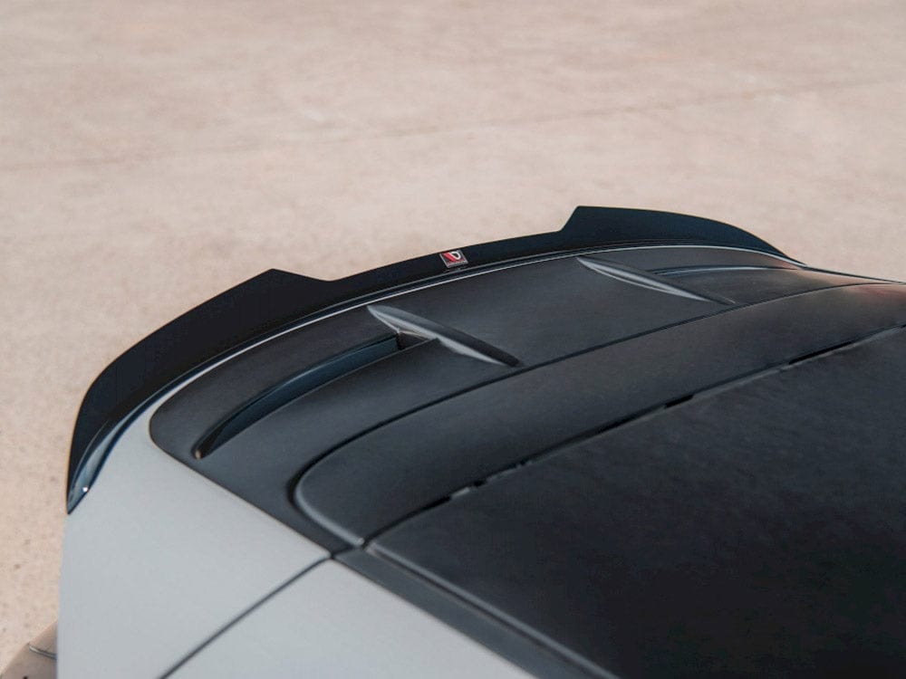 Maxton Design Gloss Black Spoiler CAP Ford Fiesta MK7.5 ST Black And White Edition 2013-2017 Maxton Design SR