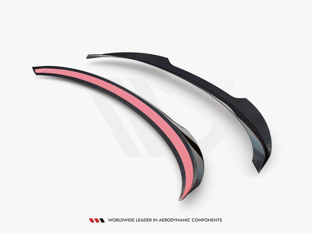 Maxton Design Gloss Black Spoiler Cap Ford Focus ST-Line Estate Mk4 2018- Maxton Design SR