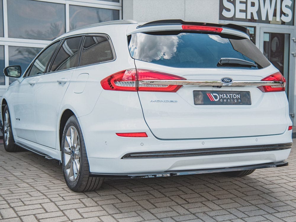 Maxton Design Gloss Black Spoiler CAP Ford Mondeo Estate MK5 Facelift 2019- Maxton Design SR