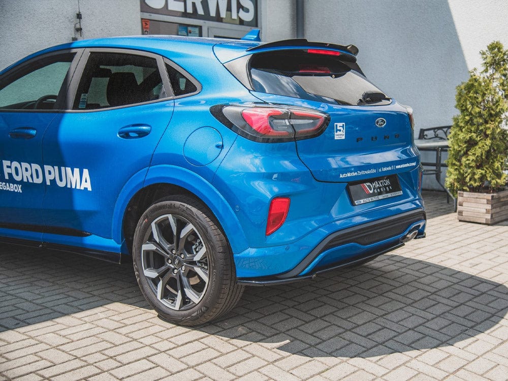 Maxton Design Gloss Black Spoiler CAP Ford PUMA Titanium 2019-UP Maxton Design SR