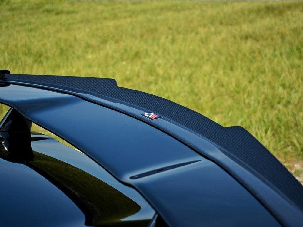 Maxton Design Gloss Black Spoiler CAP Mercedes A W176 AMG Facelift Maxton Design SR