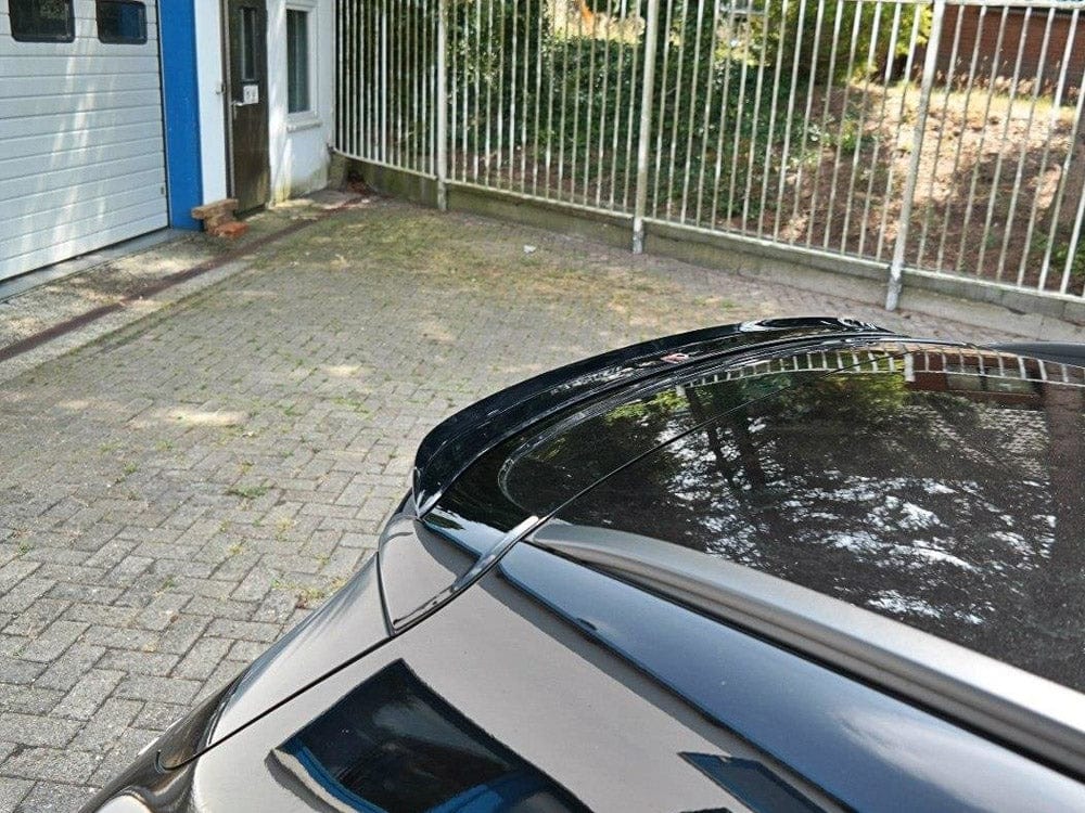 Maxton Design Gloss Black Spoiler CAP Mercedes C 205 63 AMG Estate 2015-2018 Maxton Design SR