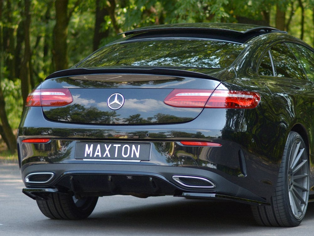 Maxton Design Gloss Black Spoiler CAP Mercedes E-Class W213 Coupe (C238) AMG-Line Maxton Design SR