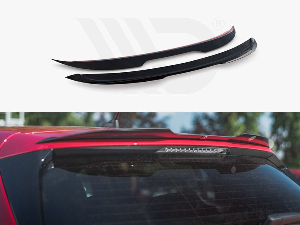 Maxton Design Gloss Black Spoiler CAP Peugeot 308 GT MK2 Facelift 2017- Maxton Design SR