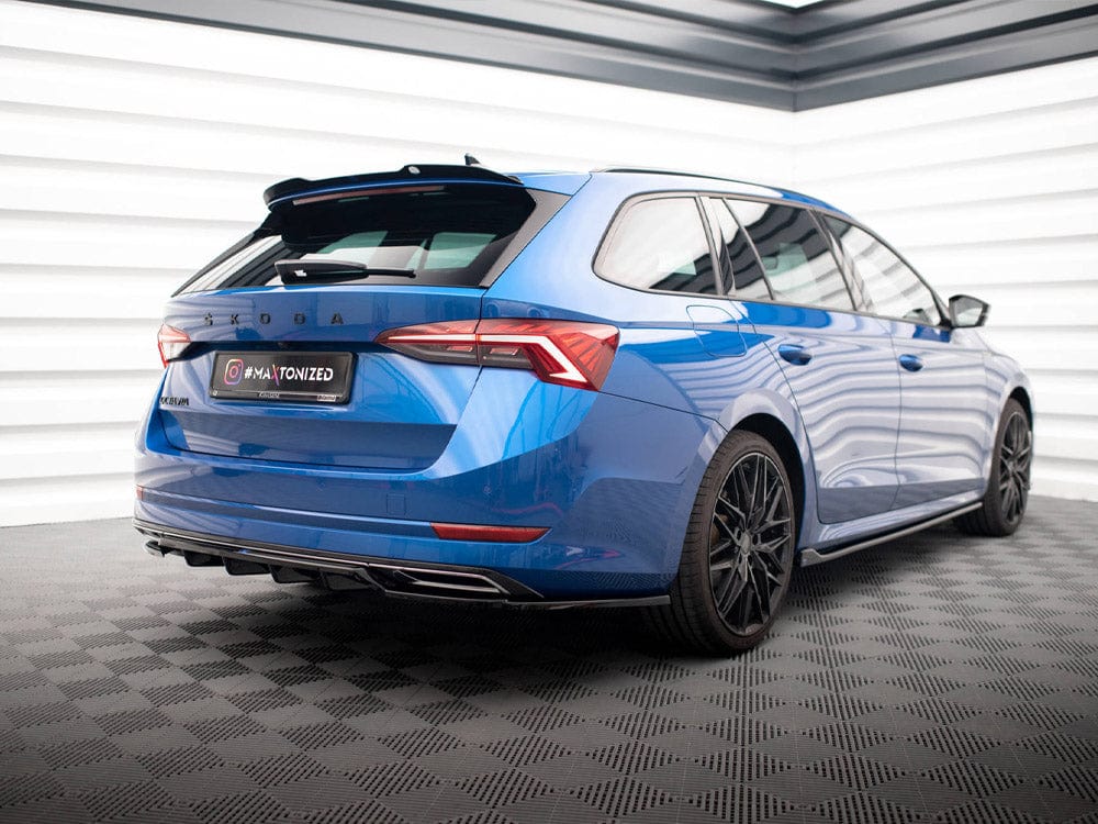 Maxton Design Gloss Black Spoiler CAP Skoda Octavia Standard / RS Mk4 Combi Maxton Design SR