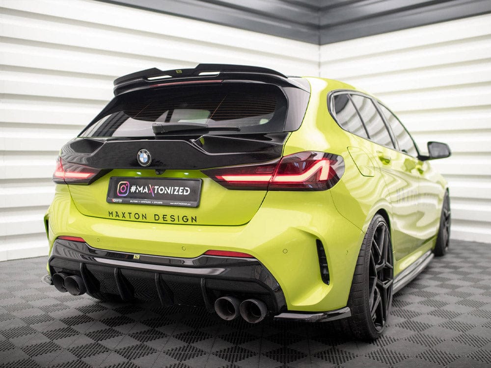 Maxton Design Gloss Black Spoiler CAP V.2 BMW M135i F40 Maxton Design SR