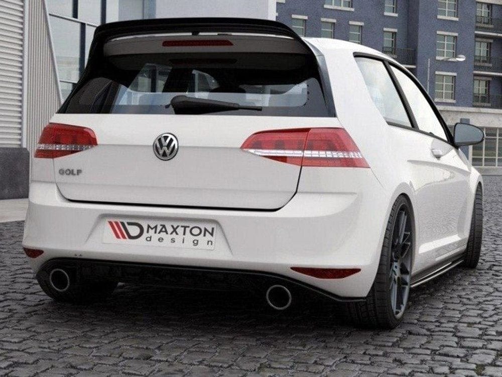 Maxton Design Gloss Black Spoiler CAP VW Golf MK7 GTI Clubsport 2012 - 2017 Maxton Design SR