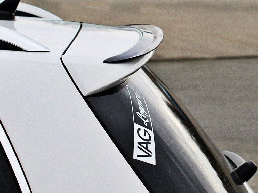 Maxton Design Gloss Black Spoiler CAP VW Passat B7 R-line Variant 2010-2014 Maxton Design SR